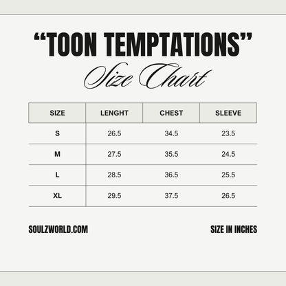 "TOON TEMPTATIONS" ZipUp